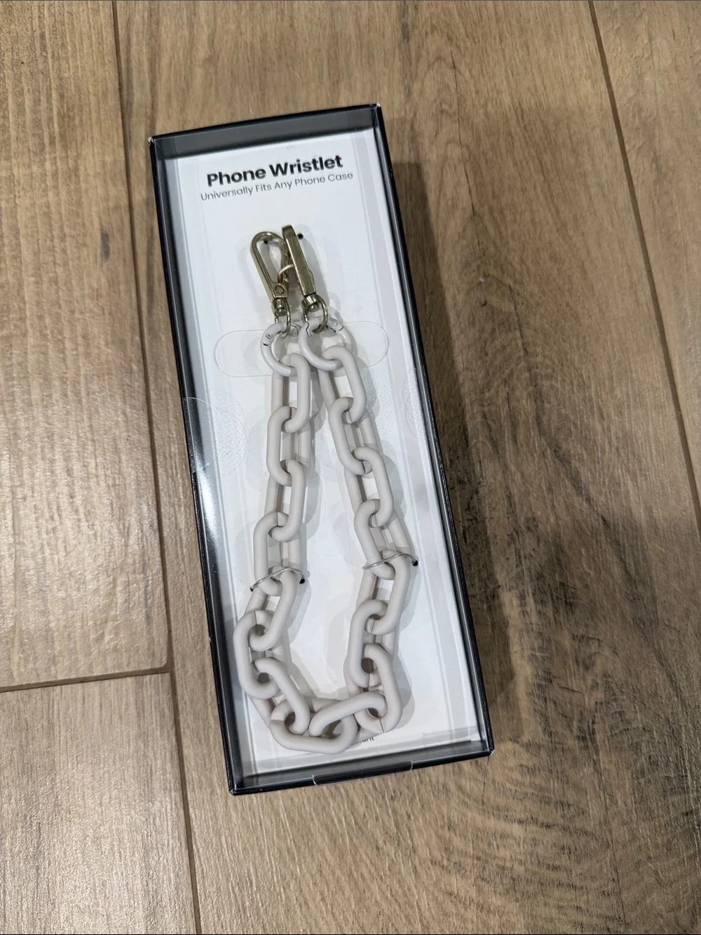 Phone Wristlet Chain - White Phone Strap